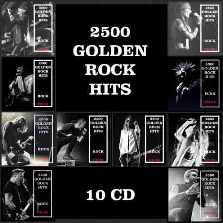 2500 Golden Rock Hits [10 CD]