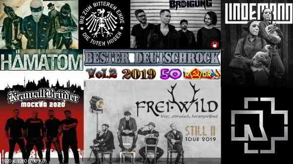 Сборник клипов - Bester Deutschrock. Vol.2 [50 Music videos] (2019) скачать торрент