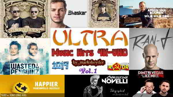 Сборник клипов - Ultra Music Hits 4K-UHD. Vol.1 [30 шт.] (2020) скачать через торрент