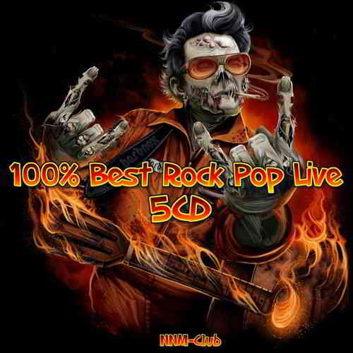100% Best Rock Pop Live (5CD) (2020) скачать через торрент