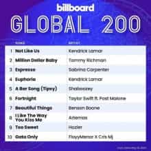 Billboard Global 200 Singles Chart (18.05) 2024 (2024) скачать торрент