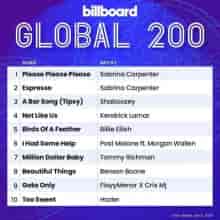 Billboard Global 200 Singles Chart (06.07) 2024