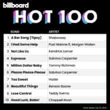 Billboard Hot 100 Singles Chart (13.07)