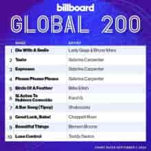 Billboard Global 200 Singles Chart (07.09) 2024