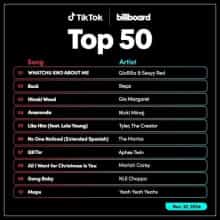 TikTok Billboard Top 50 Singles Chart (30.11) 2024